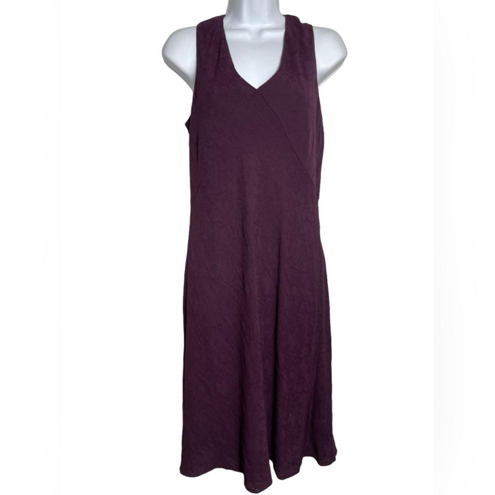 Ann Taylor Loft dress size 8 simple‎ purple plum summer shift dress 💜💜